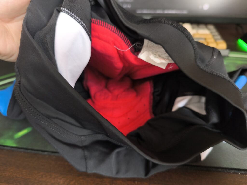 サイクルパンツクッション内部