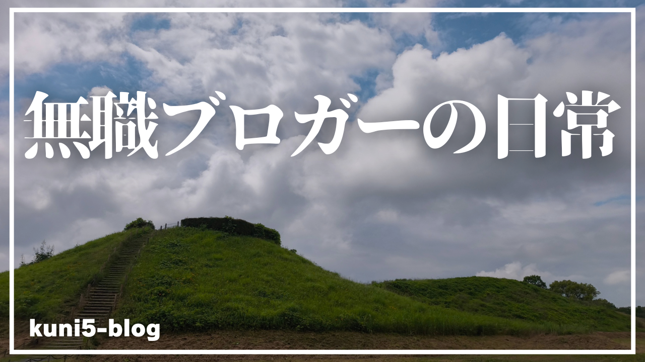 【リアルな日常】無職ブロガーの1日に密着！朝の散歩からブログ分析、ゲームまでこなす通常日のルーティン